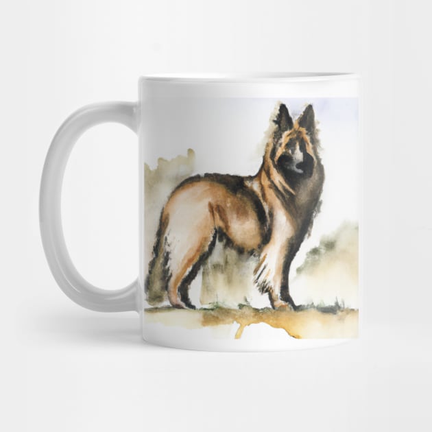 Belgian Tervuren Pop Art - Dog Lover Gifts by Edd Paint Something